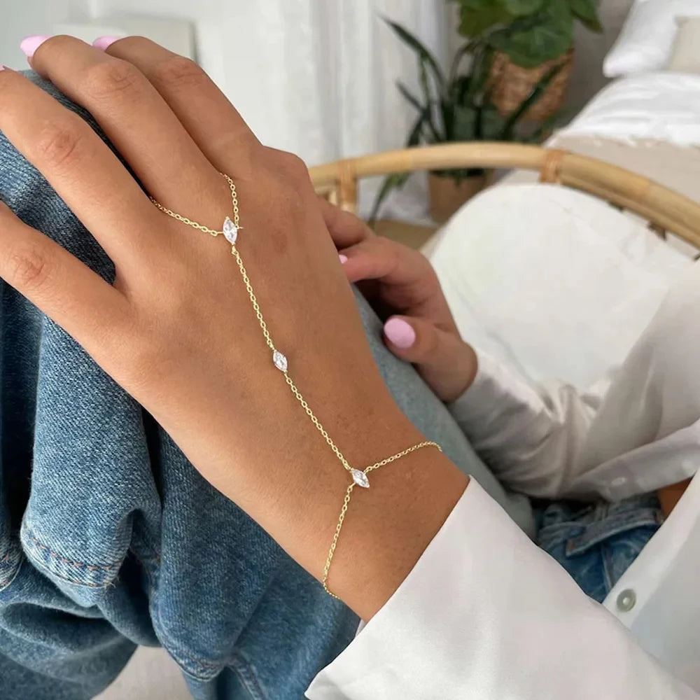 Crystal Karma Hand Chain