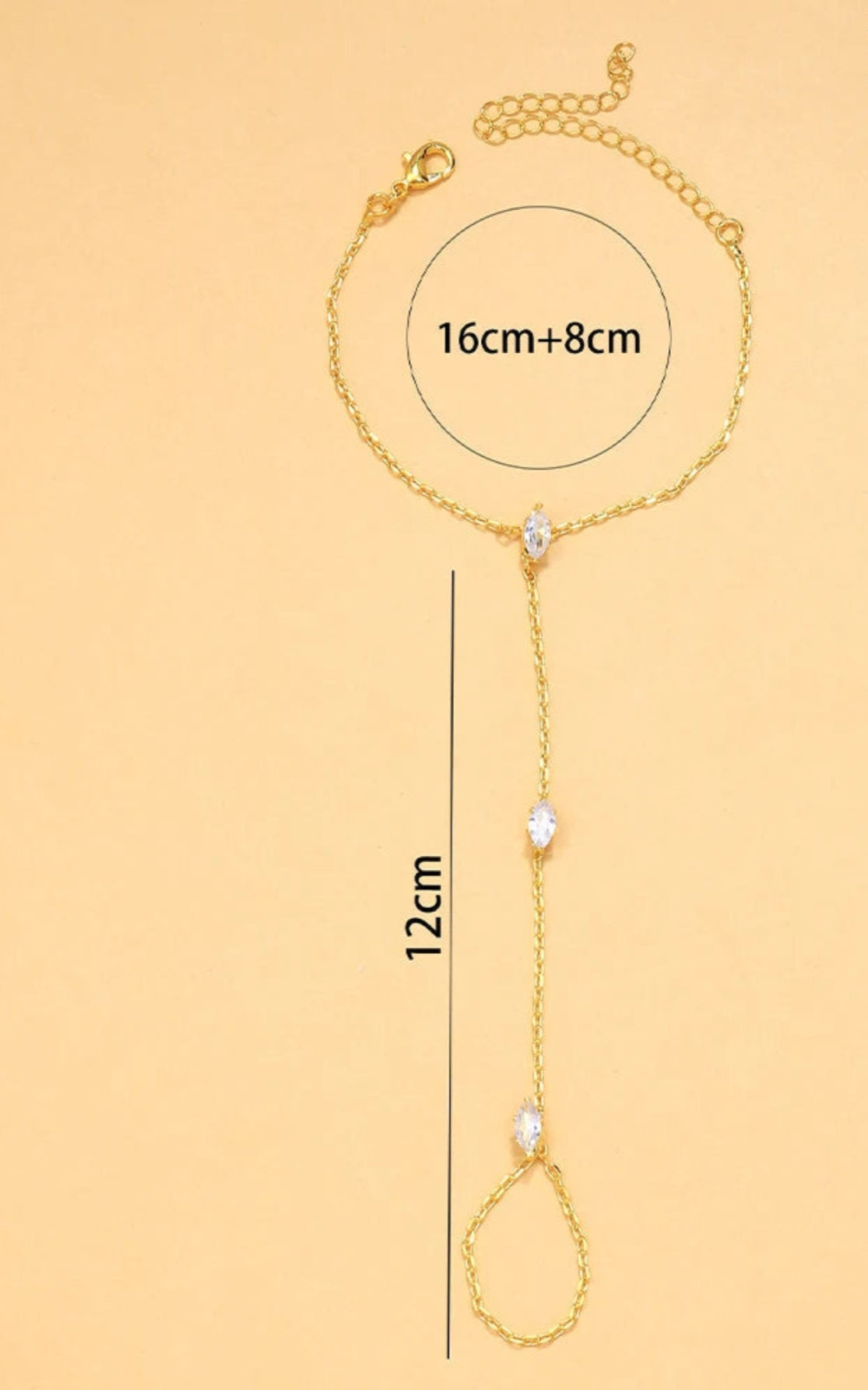 Crystal Karma Hand Chain